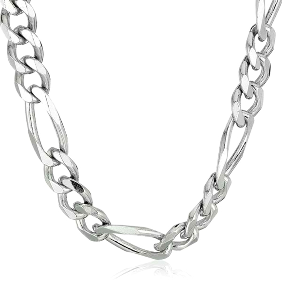 Figaro Silver Chain - Picture 1 of 3